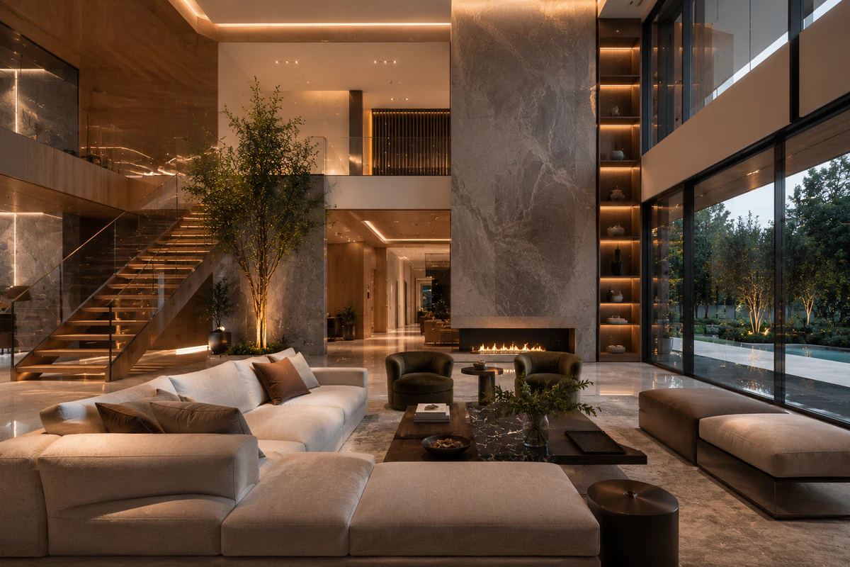Luxury residential interior architecture